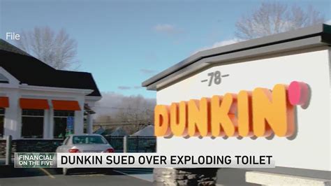 Exploding toilet at Dunkin' in Florida left a customer injured and filthy, lawsuit claims